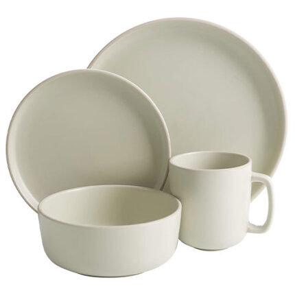16 Piece Round Kitchen Dinnerware Set